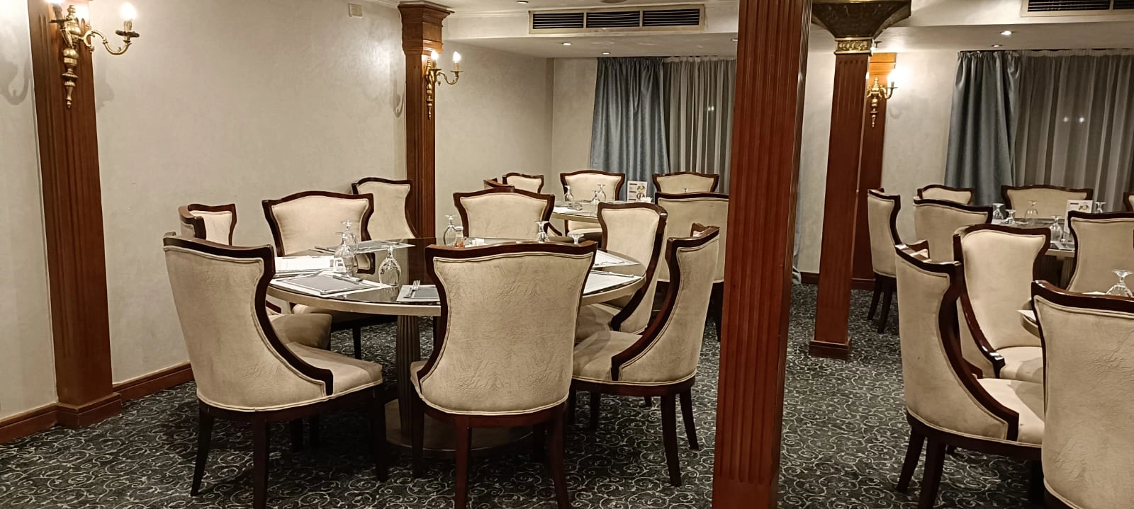 Restaurant aboard the MS TiYi Nile Cruise Nile cruise